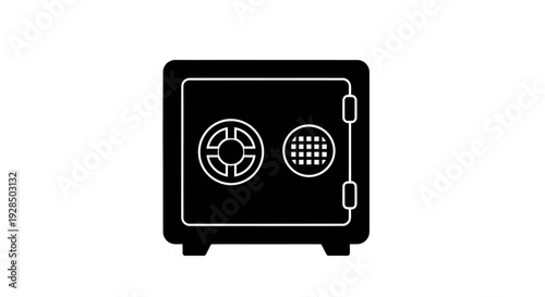 Secure Safe Lock Icon for Security and Protection
