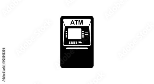 Modern ATM Cash Machine for Financial Transactions
