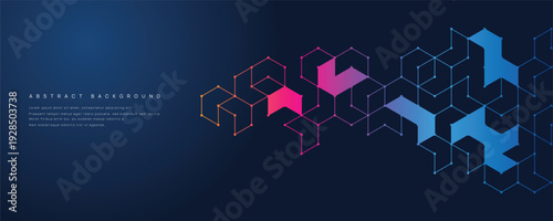 Graphic design element and abstract geometric background.	