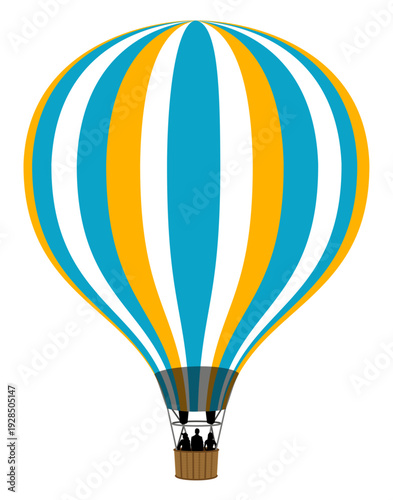 Voyage en Montgolfière avec des passagers 1