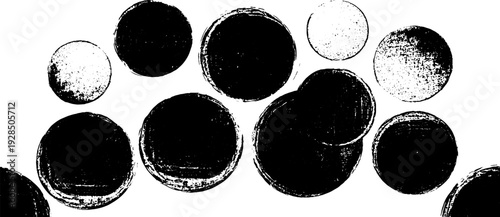 Abstract high contrast bubble wrap cell pattern for artistic design