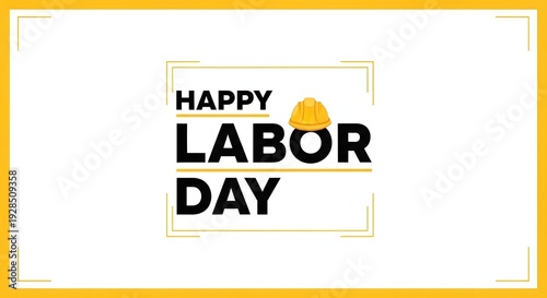 Happy labor day celebration honoring workers' contributions