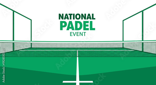 A Green Padel Court Perspective, National Event, Sports and Competition Concept Design