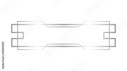 silver metal antique frame