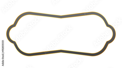 dark gold abstract frame