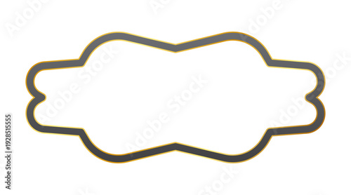 dark gold abstract frame