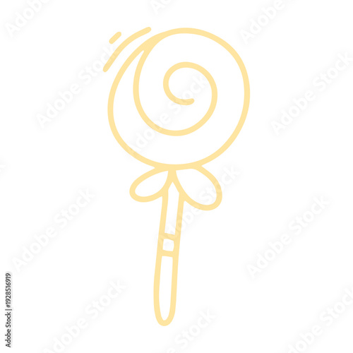 hand drawn lolipop