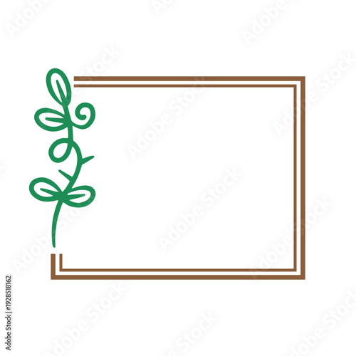 leaves stick frame