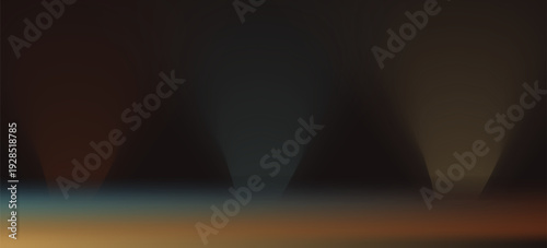 Abstract gradient background with rough texture featuring blue brown orange and black colors merging together.