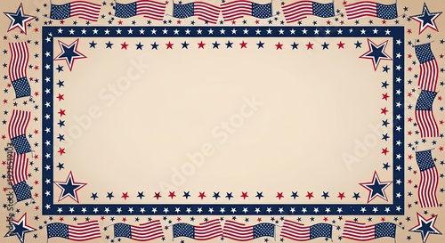 Celebrate labor day with patriotic cheer and american pride