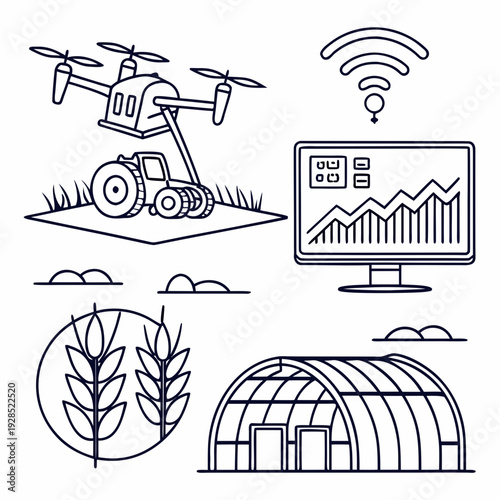Precision agriculture technology for modern farming and sustainable growth