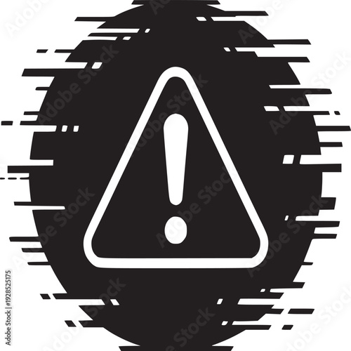 Striking alert symbol signifies warning hazard danger caution risk alert danger warning alert danger hazard warning caution