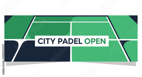 City Padel Open: Modern Court Design With Bold Colors And Minimalist Style