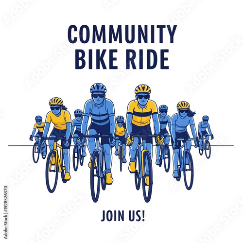 Community Cycling Event: Join the Group Ride and Embrace Active Living Outdoors Together