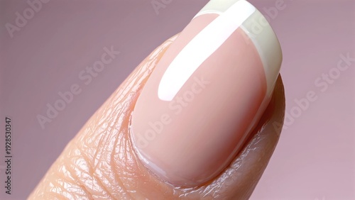 Wallpaper Mural Polished Nails With Soft Lighting, Refined French Manicure Emphasizing Texture And Grace, Luxurious Beauty Shot Showcasing Detailed French Manicure With Delicate Color Transitions And Flawless Finish Torontodigital.ca