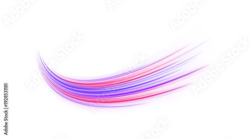 Futuristic glowing lines weave intricate patterns, suggesting speed and energy. Ideal for digital media, tech visuals, or motion graphics. PNG format supports transparency.