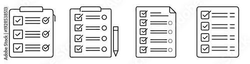 Various checklists and planning elements illustrating organization and task management effectively