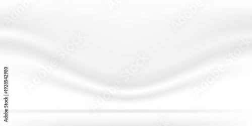 White podium with limbo background. abstract illustration