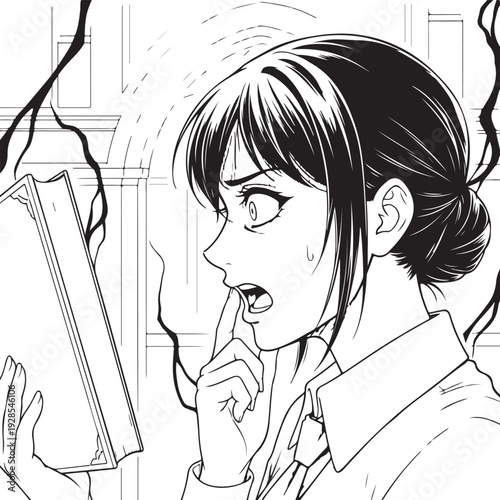 Melancholy Violinist With Broken Bow