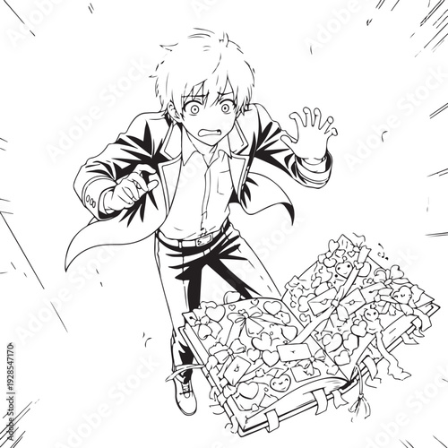 Shocked Aristocrat With Masquerade Mask