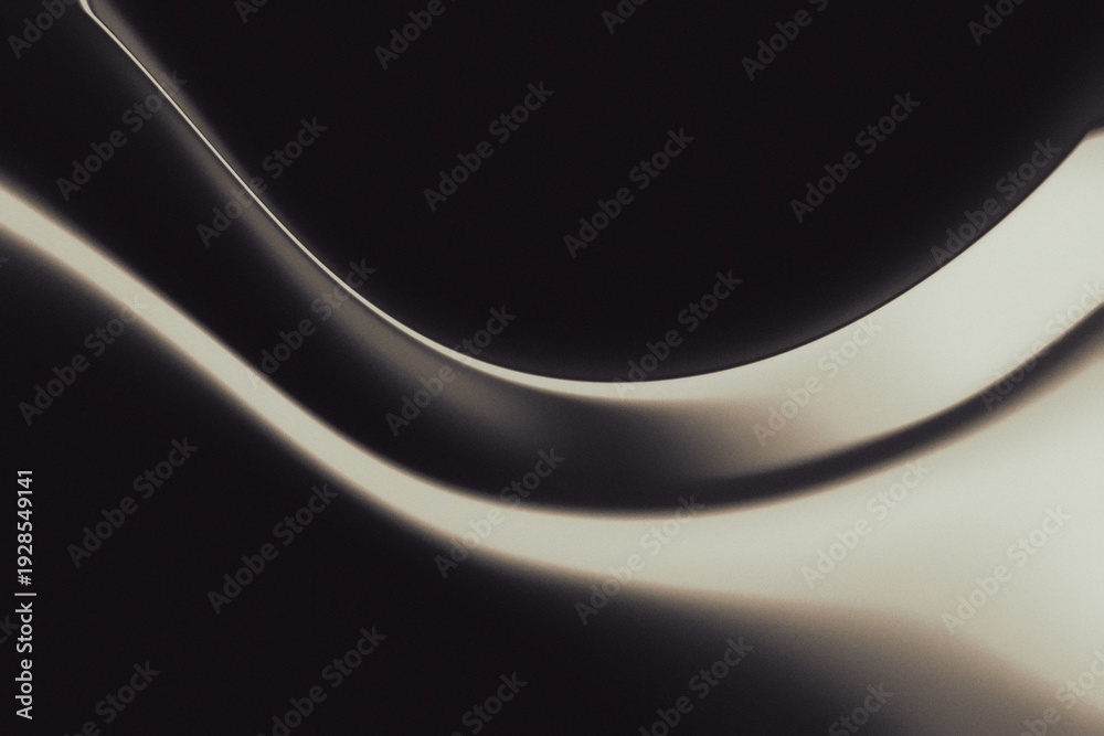 Obraz premium Elegant soft blur metallic gradient background with flowing abstract design in warm champagne, bronze and soft gold palette
