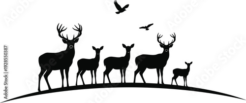 Black and white vector illustration of a running donkey, stylized farm animal silhouette, minimalist mule design, isolated on white background,