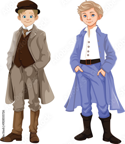 Victorian Boys Character Set