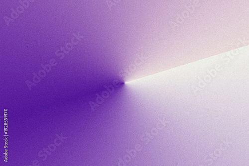 Abstract noise textured spotlight gradient background. Colorful purple grainy texture gradient background, wallpaper, and backdrop. 