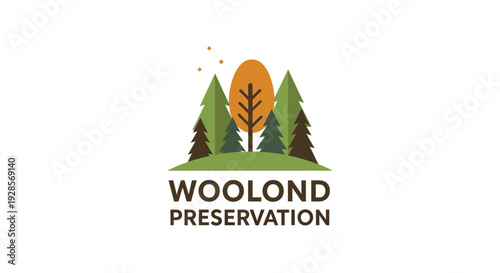 Woolond Preservation Conservation Logo Design.
