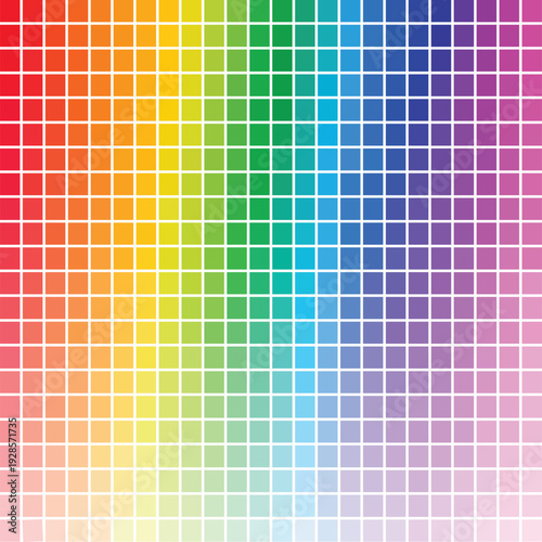 Vibrant Rainbow Gradient Color Picker UI Design