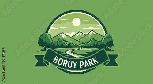 Boruy Park Logo Design Elements.