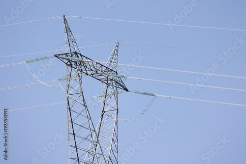Electric Power Transmission Infrastructure and Energy Distribution Concept