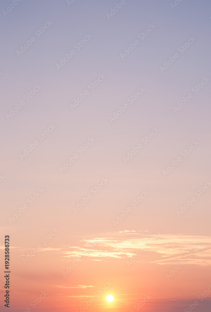 Obraz premium Pastel Sunset