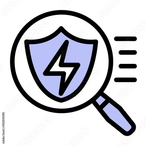 Automated tool probing systems to identify security weaknesses and potential exploits (Outline Color Lineal Style)
