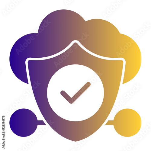 Policies and controls protecting cloud-based data, applications, and infrastructure (Solid Gradient Style)