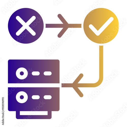Cyberattack redirecting traffic by corrupting the domain name system cache (Solid Gradient Style)