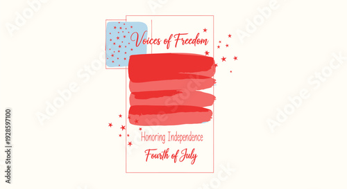 Voices of Freedom patriotic label