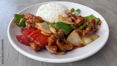 Plate of Thai Cashew Chicke...