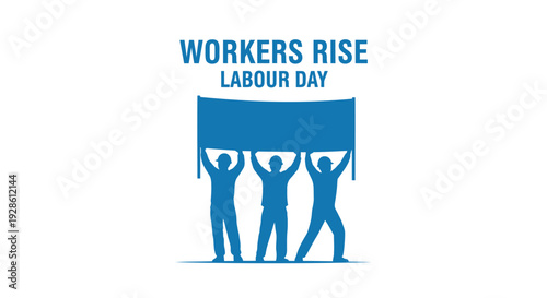 Labour Day worker protest icon