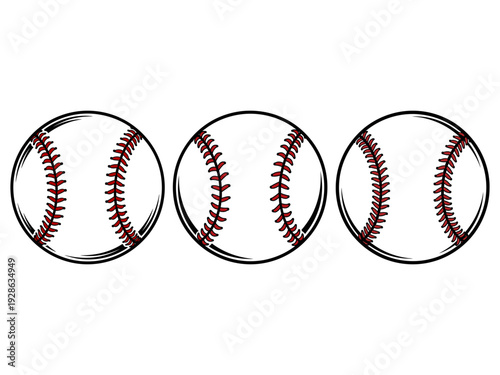 baseball ball Vector