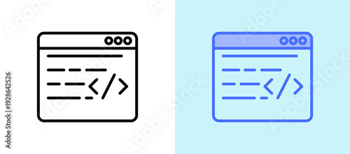 Coding whitegreen icon