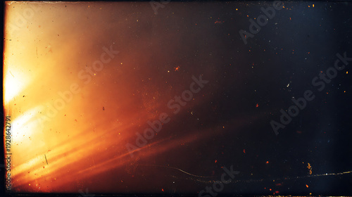 Vintage Film Grain and Light Leak Overlay retro grunge