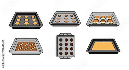 Baking Sheet Line minimal elegant tone