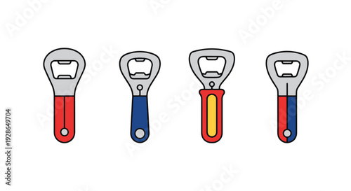 Bottle Opener Line modern abstract minimal