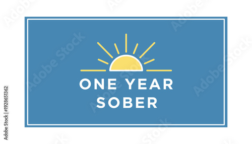 Celebrating one year of sobriety with hope and sunshine