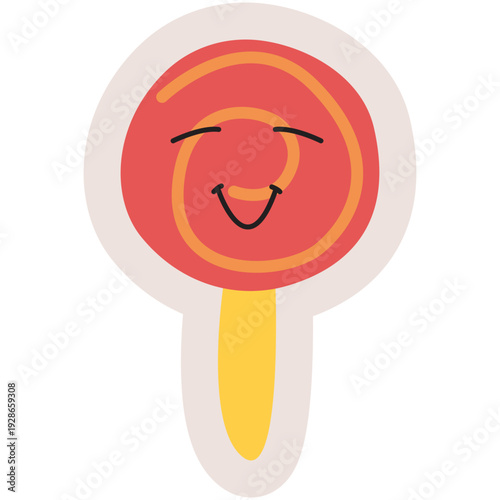 Cute Fun Stikers. Fashion modern doodle cartoon patch badges or stikers with speach bubbles. Different candy icons set stikers collection vector with shadow on purple background. Fashion modern doodle