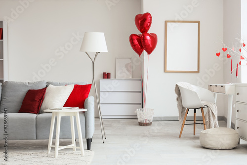 Modern bright living room i...