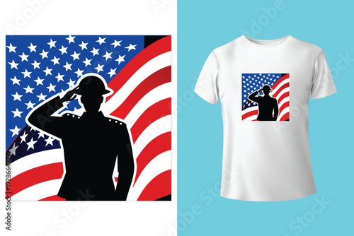 Red Friday. Remember Everyone Deployed Flag Design.