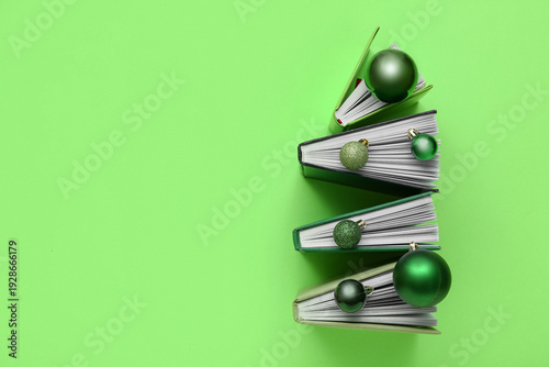Christmas tree made of diff...