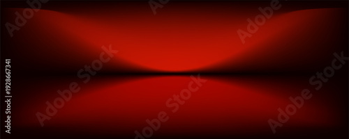 Red room in the 3d. Background modern illustration eps 10